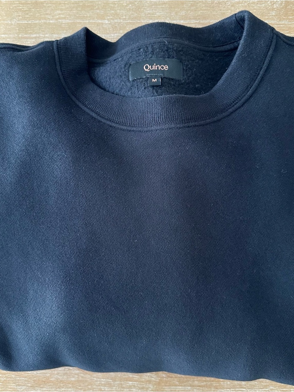 Quince Black Crewneck Sweater - Picture 3 of 5